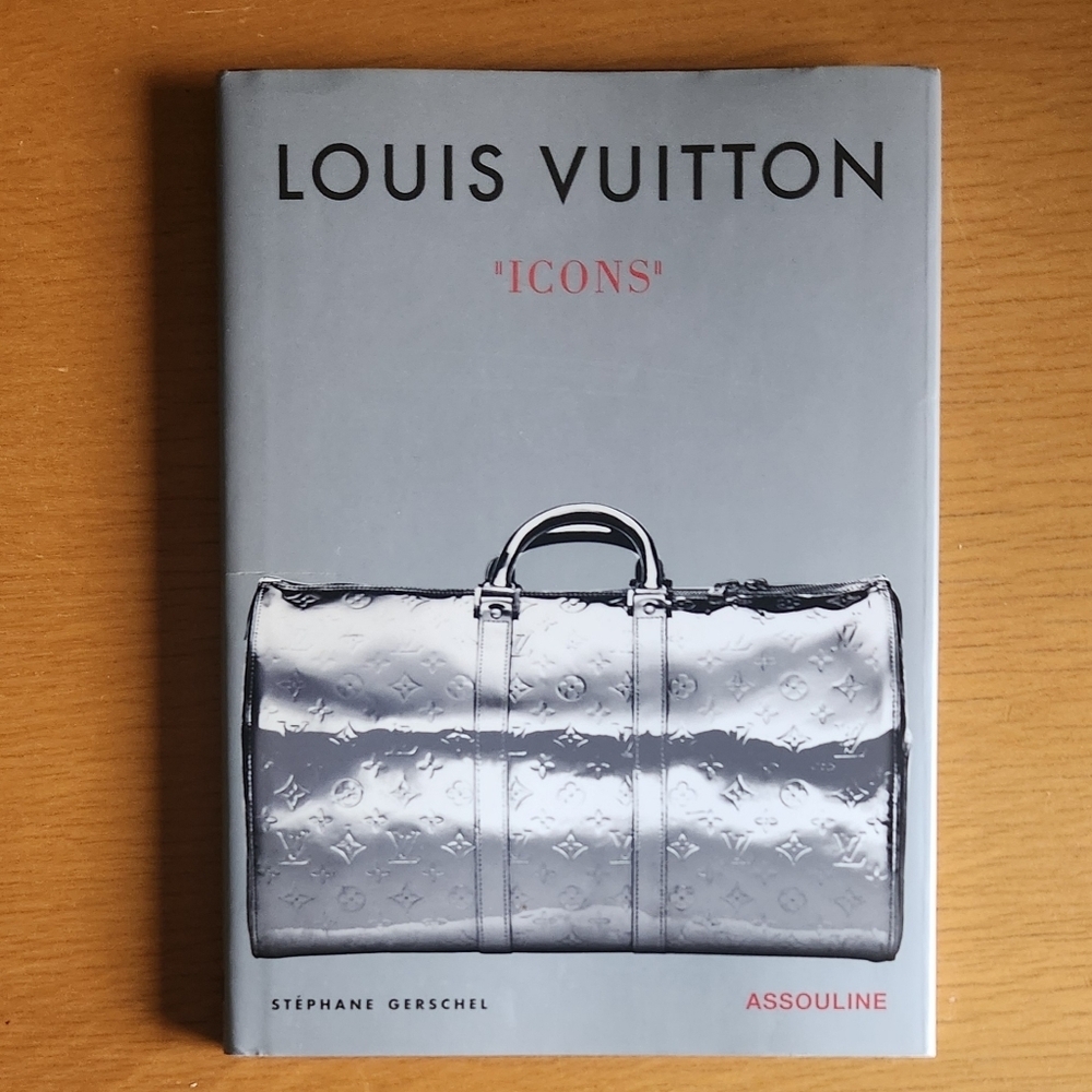 Assouline Gray and Silver Louis Vuitton 'Icons' Coffee Table Book